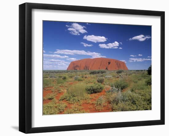 Ayers Rock, Northern Territory, Australia-Alan Copson-Framed Photographic Print