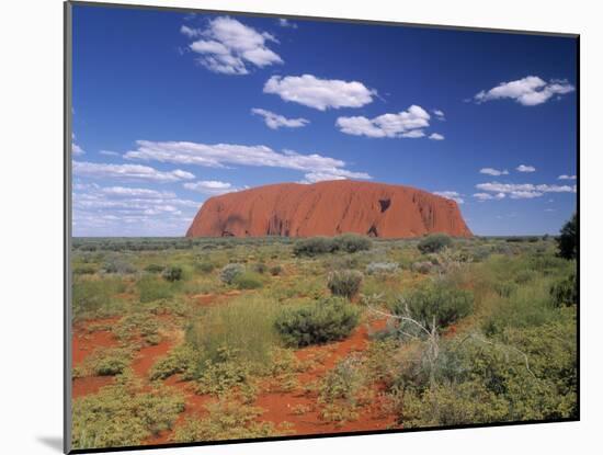 Ayers Rock, Northern Territory, Australia-Alan Copson-Mounted Photographic Print