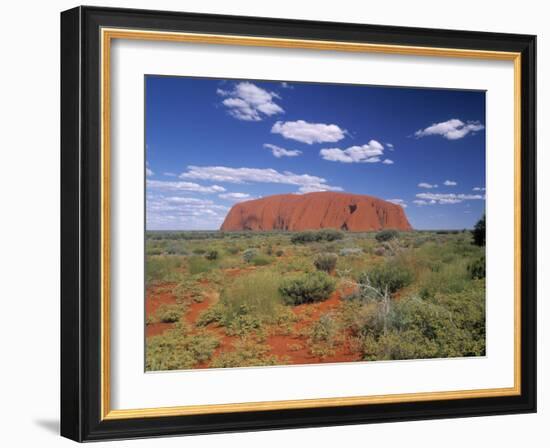 Ayers Rock, Northern Territory, Australia-Alan Copson-Framed Photographic Print