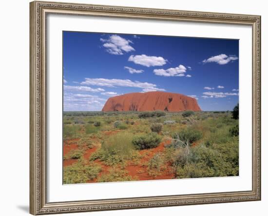 Ayers Rock, Northern Territory, Australia-Alan Copson-Framed Photographic Print