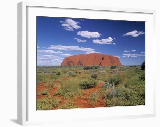 Ayers Rock, Northern Territory, Australia-Alan Copson-Framed Photographic Print