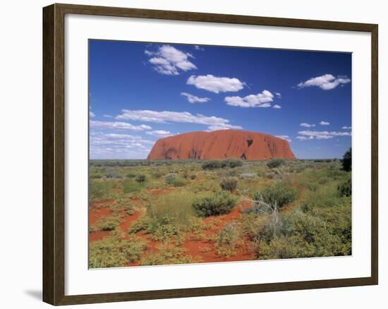 Ayers Rock, Northern Territory, Australia-Alan Copson-Framed Photographic Print