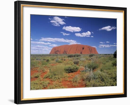 Ayers Rock, Northern Territory, Australia-Alan Copson-Framed Photographic Print