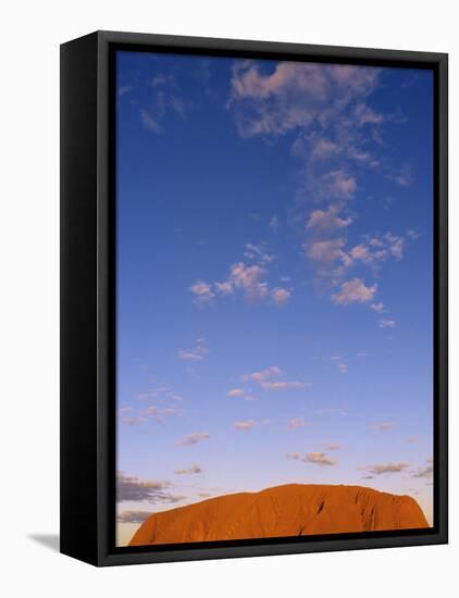 Ayers Rock, Uluru-Kata Tjuta National Park, Northern Territory, Australia, Pacific-Alain Evrard-Framed Premier Image Canvas