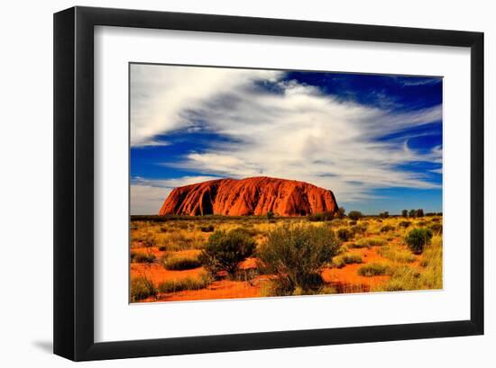 Ayers Rock Uluru Kata Tjuta-null-Framed Art Print