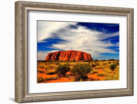 Ayers Rock Uluru Kata Tjuta-null-Framed Art Print