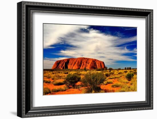 Ayers Rock Uluru Kata Tjuta-null-Framed Art Print