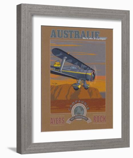 Ayers Rock-Bruno Pozzo-Framed Art Print