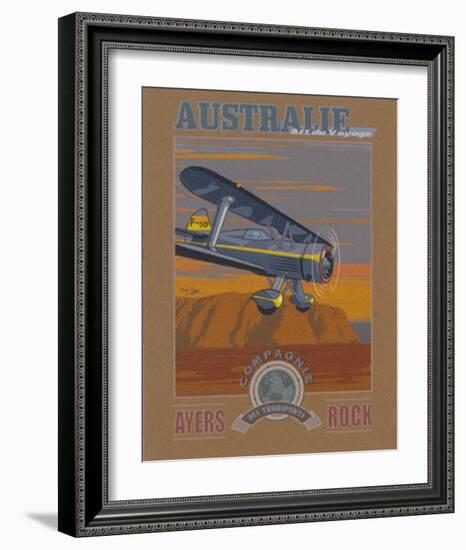 Ayers Rock-Bruno Pozzo-Framed Art Print