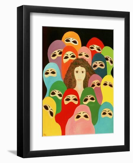 Ayesha, 1989-Laila Shawa-Framed Giclee Print