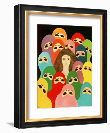 Ayesha, 1989-Laila Shawa-Framed Giclee Print