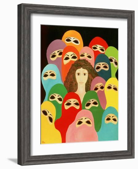 Ayesha, 1989-Laila Shawa-Framed Giclee Print