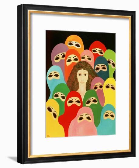 Ayesha, 1989-Laila Shawa-Framed Giclee Print