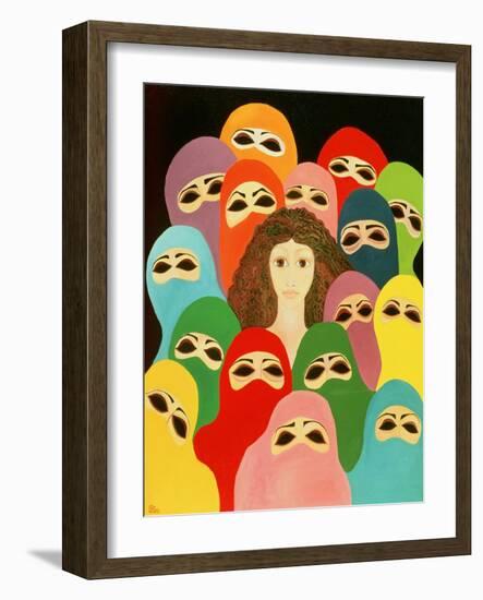 Ayesha, 1989-Laila Shawa-Framed Giclee Print