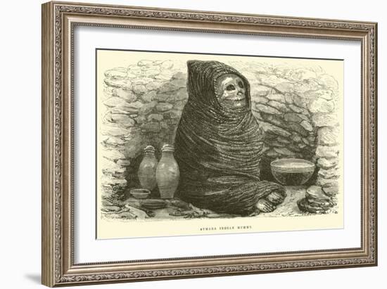 Aymara Indian Mummy-Édouard Riou-Framed Giclee Print