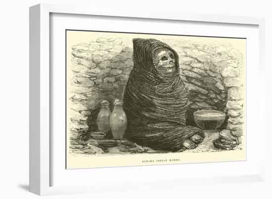 Aymara Indian Mummy-Édouard Riou-Framed Giclee Print