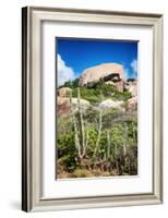 Ayo Rock Formation - Landmark on Aruba (Caribbean)-PlusONE-Framed Photographic Print