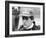 Ayrton Senna at the British Grand Prix, 1985-null-Framed Photographic Print