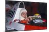 Ayrton Senna in His Mclaren-Honda, British Grand Prix, Silverstone, Northamptonshire, 1989-null-Mounted Photographic Print