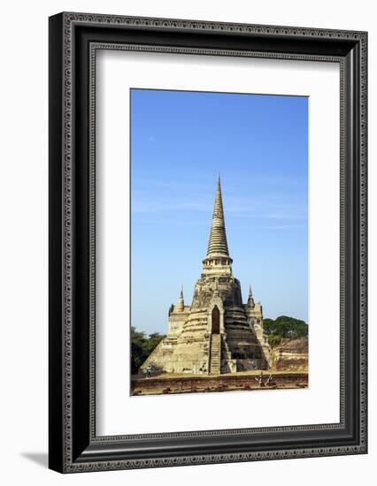 Ayutthaya, Thailand. The temples of Wat Phra Mahathat-Miva Stock-Framed Photographic Print