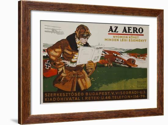 Az Aero Hungarian Aviation Magazine Poster-null-Framed Giclee Print