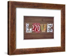 AZ State Love-Design Turnpike-Framed Giclee Print