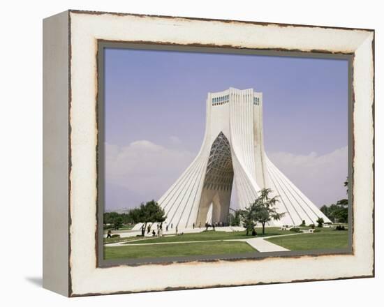 Azadi Tower, Teheran, Iran, Middle East-Sergio Pitamitz-Framed Premier Image Canvas