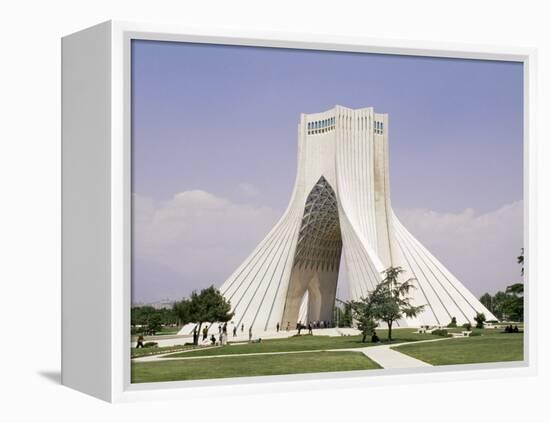 Azadi Tower, Teheran, Iran, Middle East-Sergio Pitamitz-Framed Premier Image Canvas