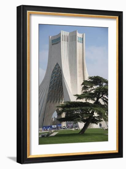 Azadi Tower, Tehran, Iran, Western Asia-Eitan Simanor-Framed Photographic Print
