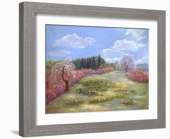 Azalea Meadow-Judy Mastrangelo-Framed Giclee Print