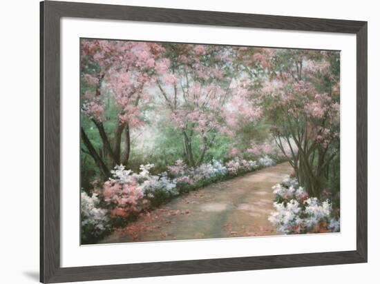 Azalea Walk-Diane Romanello-Framed Art Print