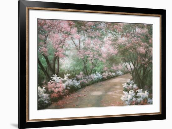 Azalea Walk-Diane Romanello-Framed Art Print