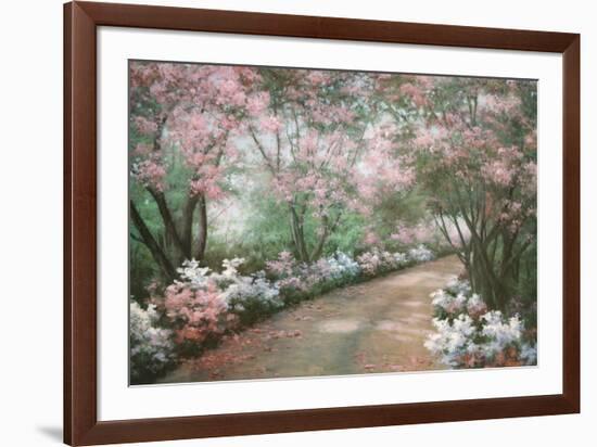 Azalea Walk-Diane Romanello-Framed Art Print