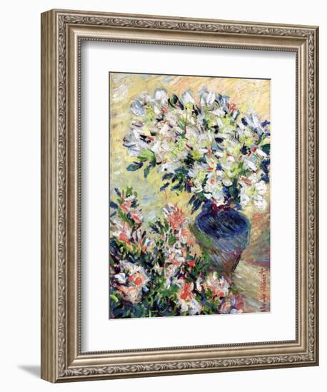 Azaleas, 1885-Claude Monet-Framed Premium Giclee Print