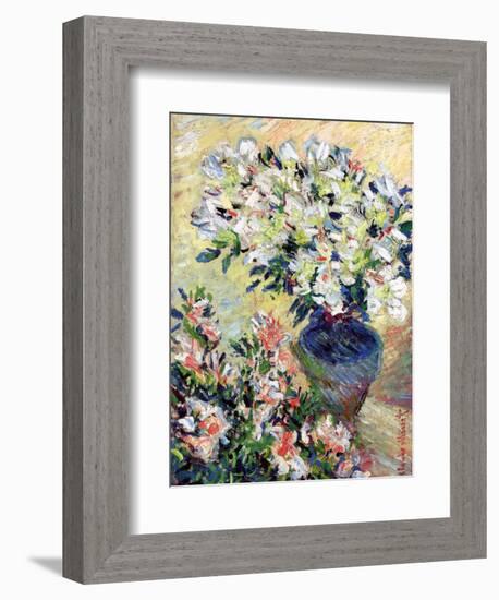 Azaleas, 1885-Claude Monet-Framed Premium Giclee Print