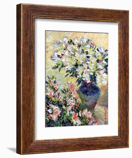 Azaleas, 1885-Claude Monet-Framed Premium Giclee Print