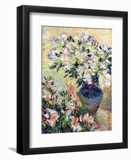 Azaleas, 1885-Claude Monet-Framed Premium Giclee Print