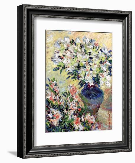 Azaleas, 1885-Claude Monet-Framed Premium Giclee Print