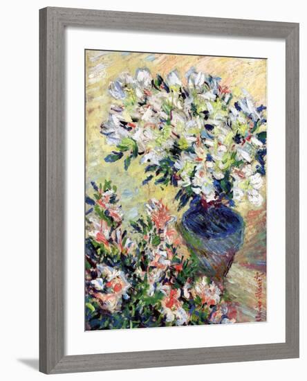 Azaleas, 1885-Claude Monet-Framed Giclee Print