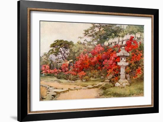 Azaleas, Awata-Ella Du Cane-Framed Giclee Print