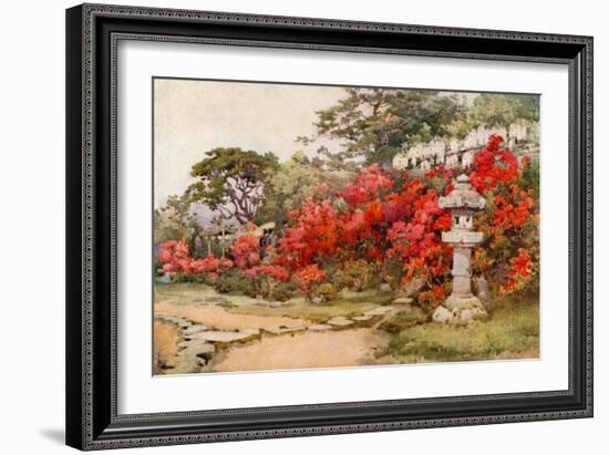 Azaleas, Awata-Ella Du Cane-Framed Giclee Print