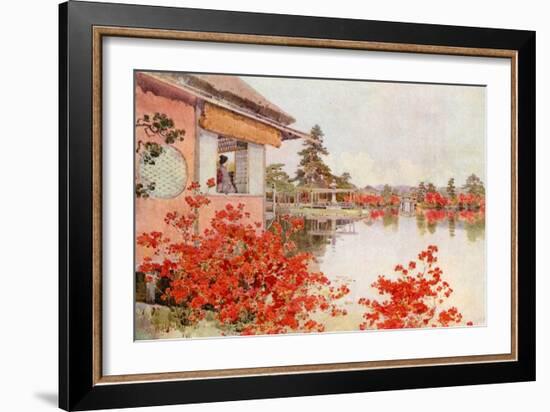 Azaleas, Nagaoka-Ella Du Cane-Framed Giclee Print