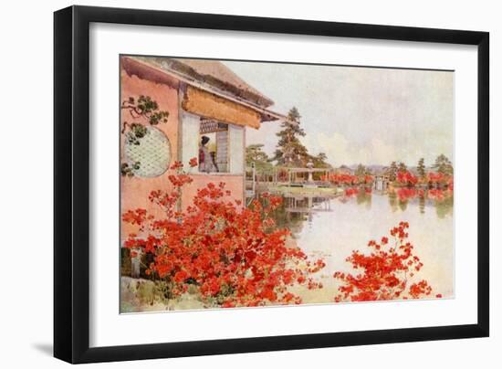 Azaleas, Nagaoka-Ella Du Cane-Framed Giclee Print