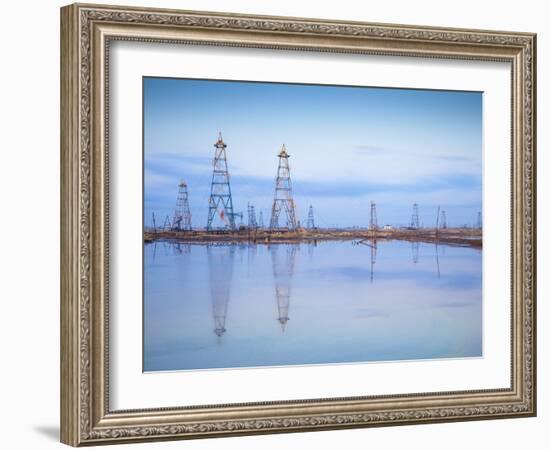 Azerbaijan, Abseron Peninsula, Oil Fields-Jane Sweeney-Framed Photographic Print