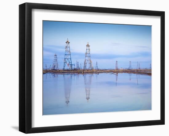 Azerbaijan, Abseron Peninsula, Oil Fields-Jane Sweeney-Framed Photographic Print