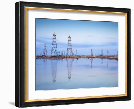 Azerbaijan, Abseron Peninsula, Oil Fields-Jane Sweeney-Framed Photographic Print