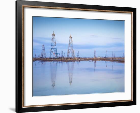 Azerbaijan, Abseron Peninsula, Oil Fields-Jane Sweeney-Framed Photographic Print