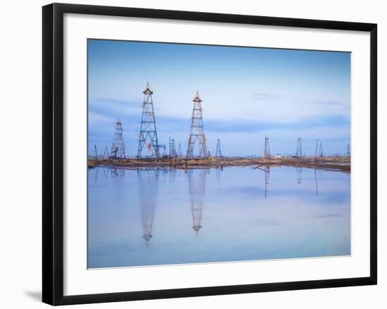 Azerbaijan, Abseron Peninsula, Oil Fields-Jane Sweeney-Framed Photographic Print