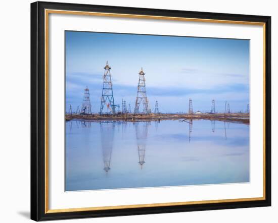 Azerbaijan, Abseron Peninsula, Oil Fields-Jane Sweeney-Framed Photographic Print