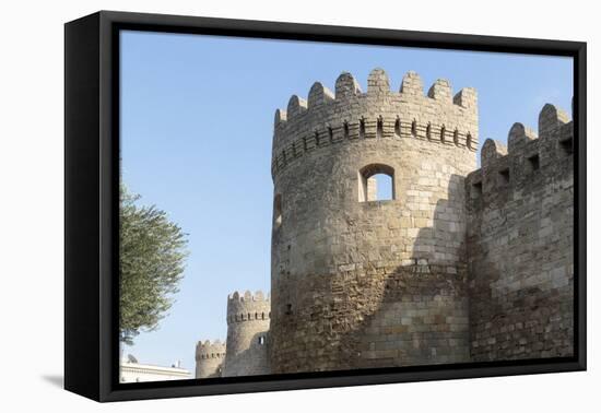 Azerbaijan, Baku. A Tower on the Outer Wall of the Palace of the Shirvanshahs-Alida Latham-Framed Premier Image Canvas